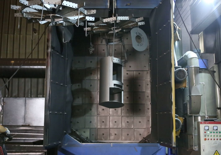 Fireplace production inside the Dayan Dongguan factory